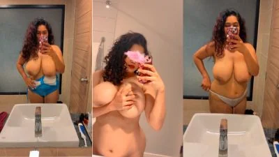 Busty Ladki Ne Bathroom Mein Nangi Hokar HD Porn Banaya