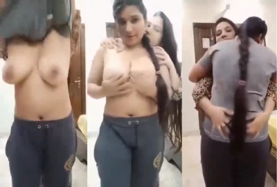 Hostel room mein jawaan ladkiyon ne chut chat chat kar lesbian maza liya