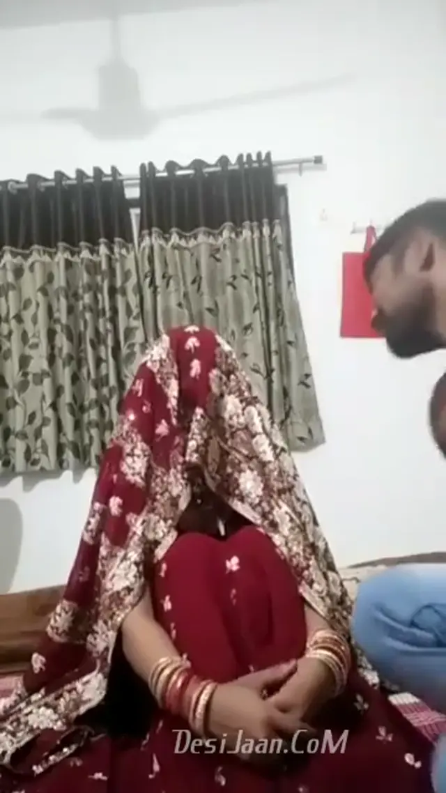 Rajasthani newly weds couple fourplay before 1st night Suhagrat desi leak mms